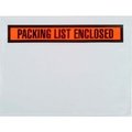 Laddawn Products Co Panel Face Envelopes, "Packing List Enclosed" Print, 7"L x 5-1/2"W, Orange, 1000/Pack 3880